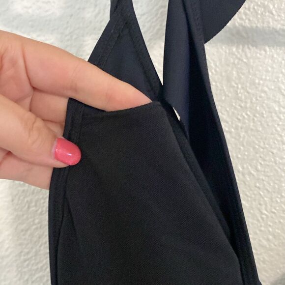 Sporlike-black ruffle one piece lace up back- Size XL - Picture 12 of 12